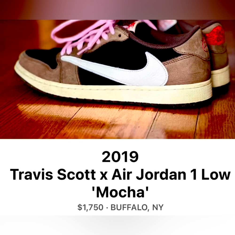 2019
Travis Scott x Air Jordan 1 Low 'Mocha'